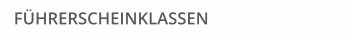 FÜHRERSCHEINKLASSEN