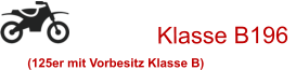 Klasse B196  (125er mit Vorbesitz Klasse B)