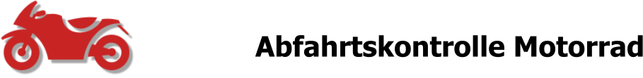 Abfahrtskontrolle Motorrad